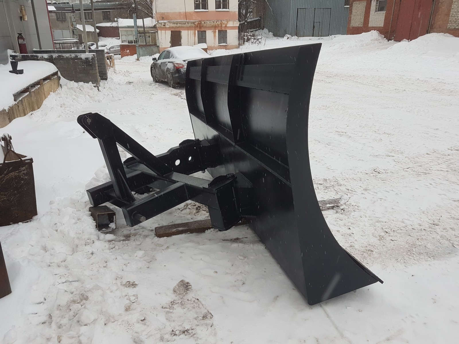 Снегоуборочный отвал для трактора МТЗ, отвал снежный для уборки снега - Завод LEX